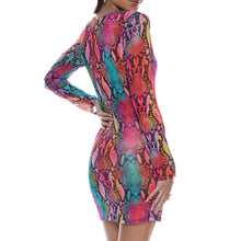 ELECTRIC SKIN - Long Sleeve Mini Dress
