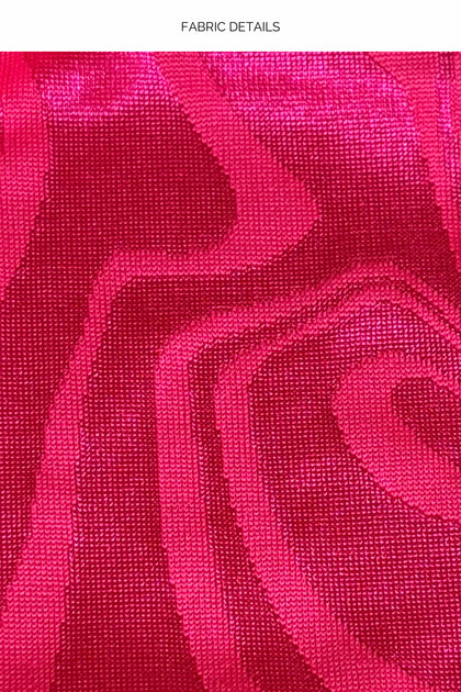 CANDY COATED - Ring Triangle Halter Top & Mini Skirt • Pink Sugar