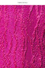 WAVE CHASER - Double Loop Bandeau Long Dress • Fuchsia