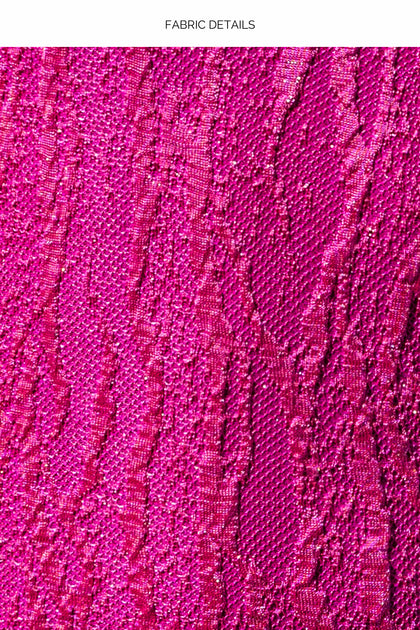 WAVE CHASER - Double Loop Bandeau Long Dress • Fuchsia