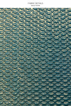 LUMINOUS - Triangle Halter Top & Seamless Full Ruched Back Bottom • Metallic Blue