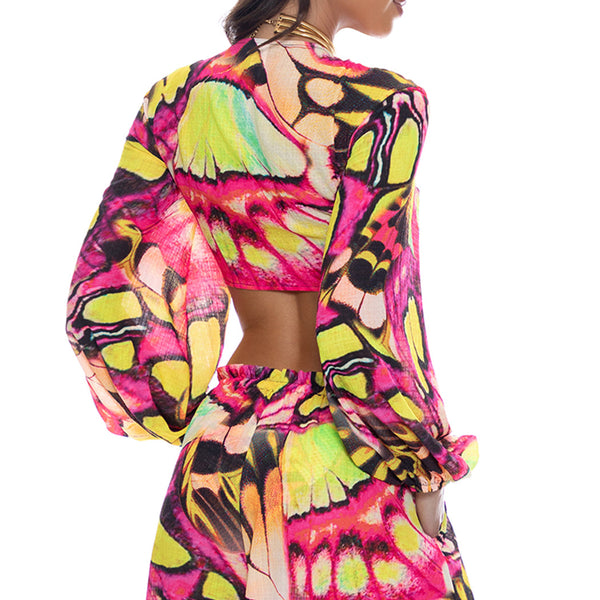 FLUTTER - Multiway Tie Crop Top