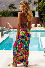 WILD BLOOMS - Halter Ring Long Dress • Multicolor