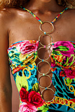 WILD BLOOMS - Halter Ring Long Dress • Multicolor