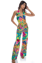 WILD BLOOMS - Halter Jumpsuit • Multicolor
