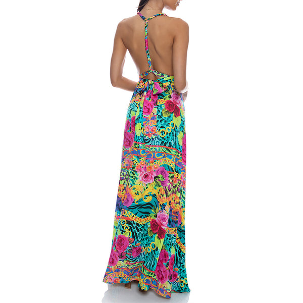 WILD BLOOMS - Convertible Maxi Dress