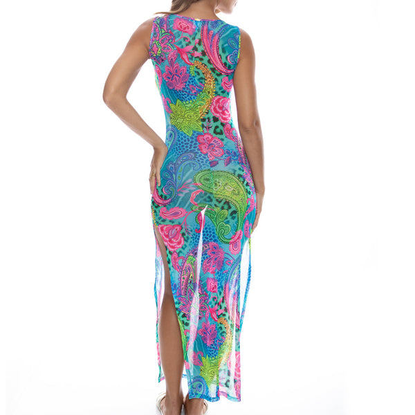 SEAGLASS FANTASY - Maxi Tank Dress