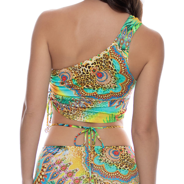 SUN STONES - One Shoulder Top