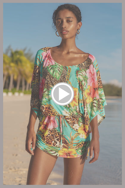 VISIONS OF PARADISE - South Beach Dress • Multicolor