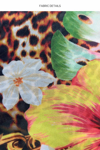 VISIONS OF PARADISE - Maxi Tank Dress • Multi Black