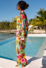 VISIONS OF PARADISE - Blouse & Elastic Waistband Pant • Multicolor