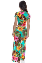 VISIONS OF PARADISE - Crop Top & Chain Skirt • Multicolor