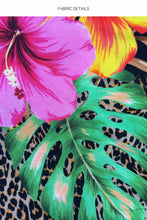 VISIONS OF PARADISE - Crop Top & Chain Skirt • Multi Black