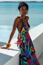 NEON NIGHTS - Convertible Maxi Dress • Multicolor