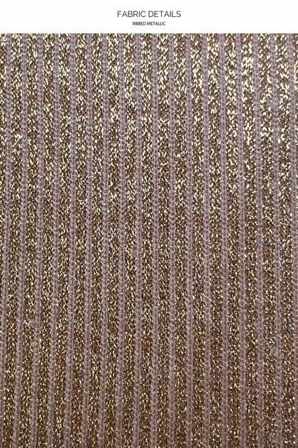 GOLDEN SUNSET - Rings Cut Out Triangle Top & Ring Seamless Ruched Back Brazilian Tie Side Bottom • Gold