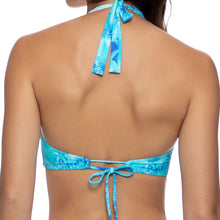 AQUA DREAMS - Cross Front Halter Top