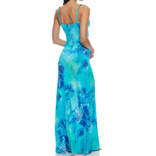 AQUA DREAMS - Plunge Long Dress