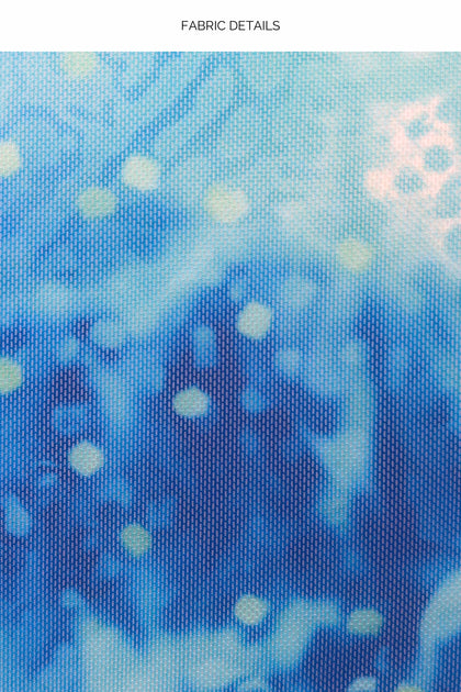 AQUA DREAMS - Long Sleeve Mini Dress • Multicolor