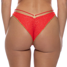 SUNKISS GLOW - Strappy Loop Brazilian Scrunch Bottom