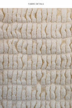 WHITE SANDS - Luxe Stitch Seamless Triangle Top & Luxe Stitch Seamless Wavy Ruched Back Brazilian Tie Side Bottom • Ivory