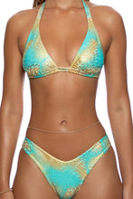 SAVAGE ESSENCE - Triangle Halter Top & Seamless Moderate Bottom • Multicolor