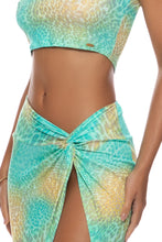 SAVAGE ESSENCE - Crop Top & Twist Front Skirt • Multicolor
