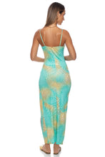 SAVAGE ESSENCE - Fitted Side Slit Maxi Dress • Multicolor