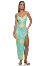 SAVAGE ESSENCE - Fitted Side Slit Maxi Dress • Multicolor