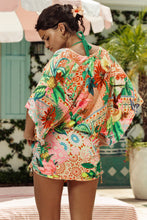 OPULENT EDEN - Cabana V Neck Dress • Multicolor