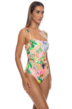 OPULENT EDEN - Square Neck One Piece Fuller Back  • Multicolor