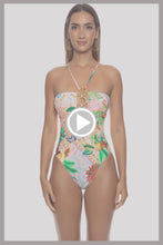 OPULENT EDEN - Halter Ring One Piece • Multicolor