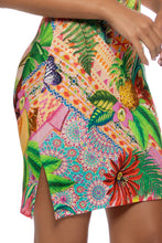 OPULENT EDEN - Short Sleeve Blouse Dress • Multicolor