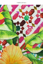 OPULENT EDEN - Short Sleeve Blouse Dress • Multicolor