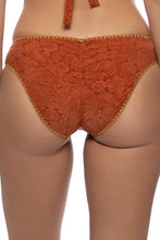 BUNGALOW BABE - Luxe Stitch Free Form Removable Strap Bandeau Top & Luxe Stitch Seamless Full Ruched Back Bottom • Brown