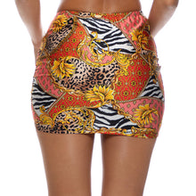 TROPICAL MAJESTY - Scrunch Up Mini Skirt