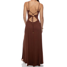 VELVET SHORES - Halter Ring Long Dress