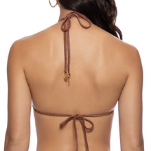 TOASTED GLOW - Molded Push Up Bandeau Halter Top