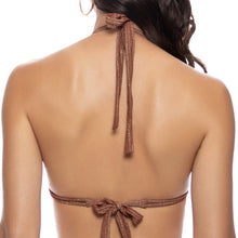 TOASTED GLOW - Ring Triangle Halter Top