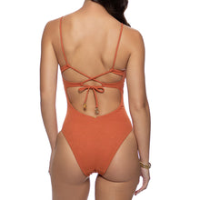 BAMBOO SANDS - Halter Ring One Piece
