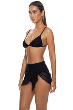 SHEER INTENTIONS - Short Sarong • Black
