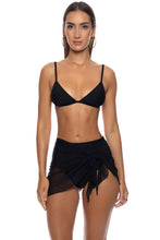 SHEER INTENTIONS - Short Sarong • Black