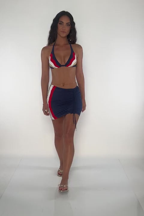 AMERICAN ICON - Waves Triangle Halter Top