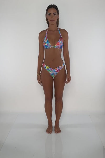 UNDERWATER DREAMING - Ruched Front Moderate Bottom