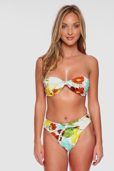 SUN KISSED - Knot Bow Bandeau Top