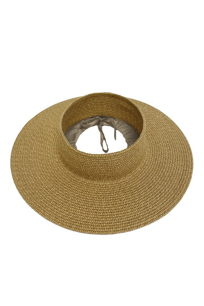 LULI HAT - Gold Shimmer Visor • Gold Shimmer