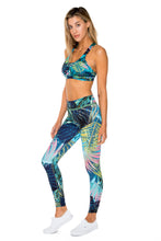 MOJITO - Crossback Sports Bra Top & Skinny Leggings • Multicolor