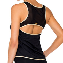 BARACOA - Gold Mesh Racerback Tank Top
