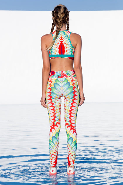 WILD HEART - Structured Sports Bra & Skinny Legging • Multicolor