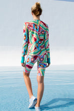 WILD HEART - Fitted Zip Jacket & Mixed Waistband Capri • Multicolor