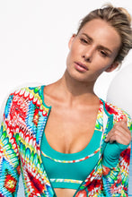 WILD HEART - Fitted Zip Jacket & Mixed Waistband Capri • Multicolor